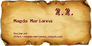 Magda Marianna névjegykártya