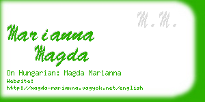 marianna magda business card